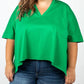 Psophia - V-NECK ONE POCKET DOLMAN TEE