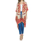 Yak & Yeti - Boho Floral Mandala Kimono Wrap