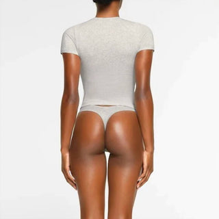 Skims - Camiseta de algodão jersey manga curta