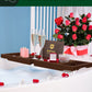 Foldable Bathtub Caddy Tray, Brown