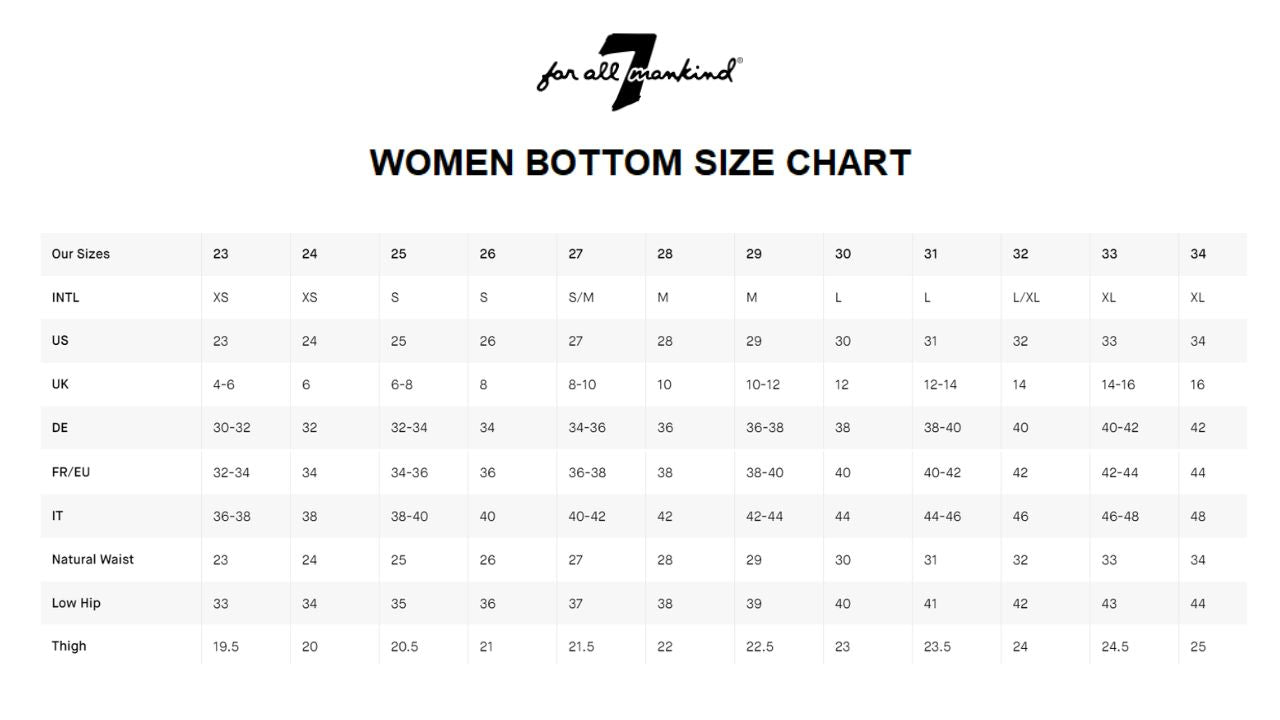 7 For All Mankind - Calie Straight Ankle Jeans