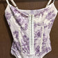 Free People - Printed Night Rhythm Corset Bodysuit
