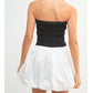 Mable - Strapless Smocked Mini Dress