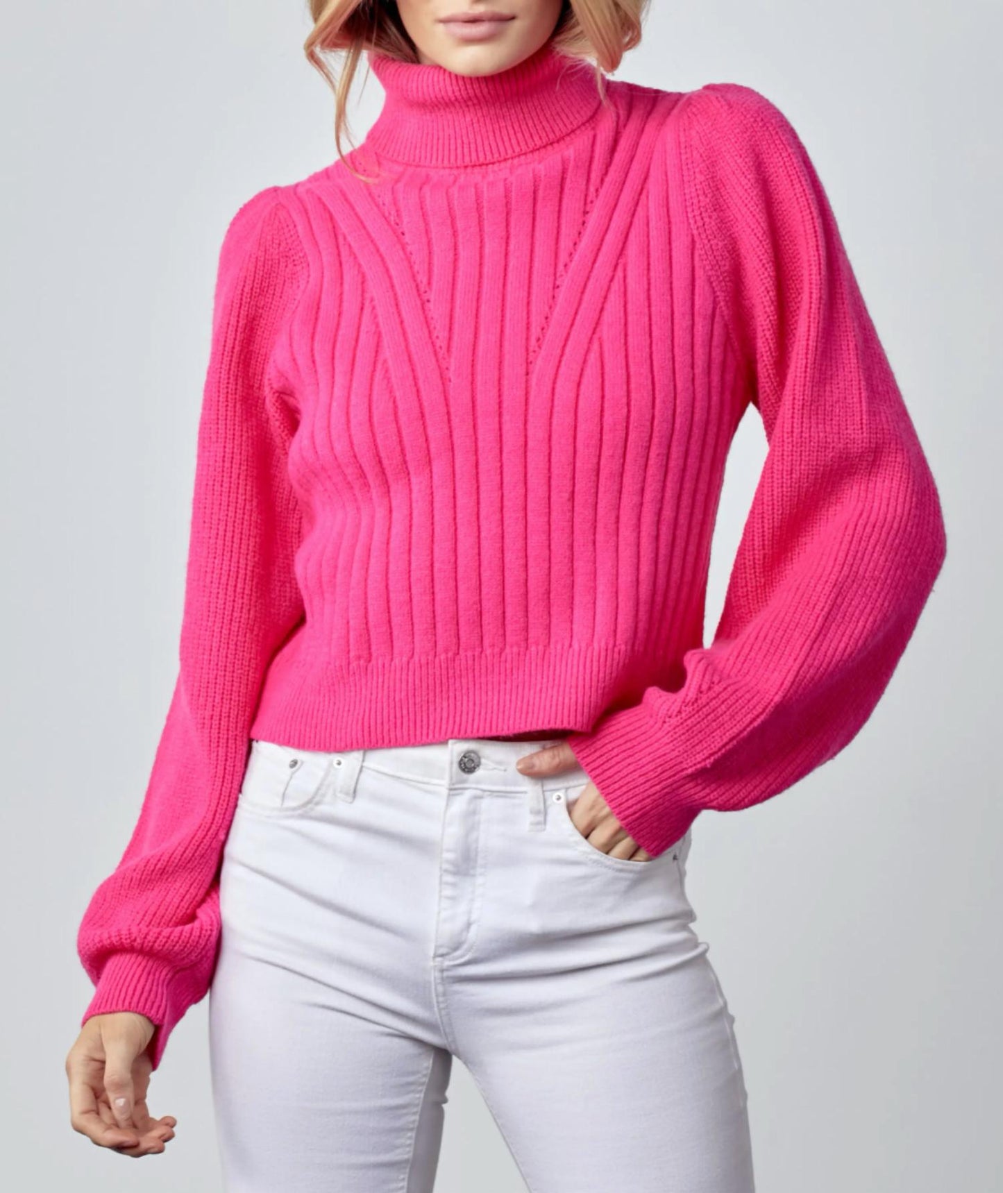 &Merci - RIBBED TURTLENECK SWEATER