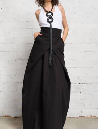 Aakasha - Women's Worn Two Ways Leather Necklace