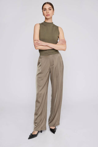 Amanda Maria - Mock-neck Tank Top