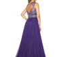 Mac Duggal - Beaded Illusion Sweetheart Ball Gown - Plus