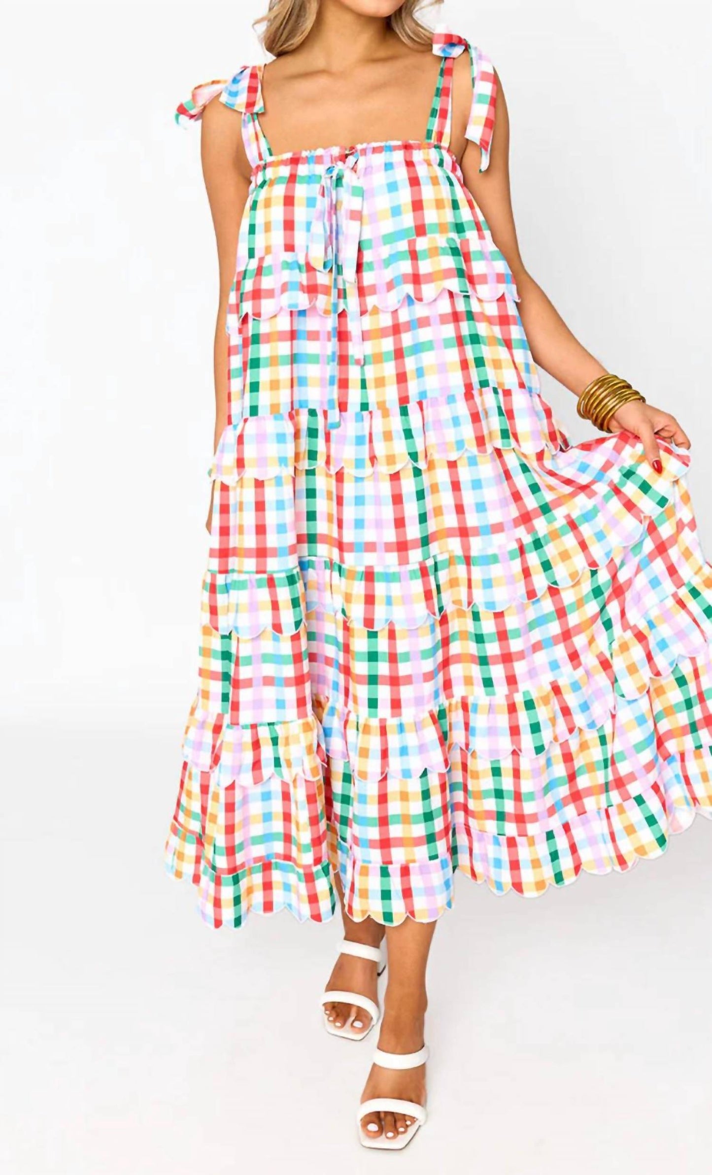 Buddylove - Landon Tie-shoulder Maxi Dress