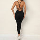 Rockstar Peach - Strappy Scoopneck Jumpsuit
