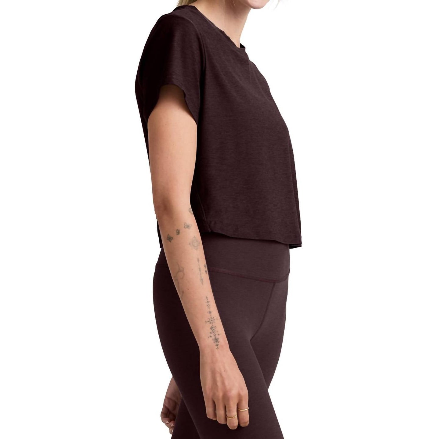 Beyond Yoga - Featherweight Supreme Cropped Tee