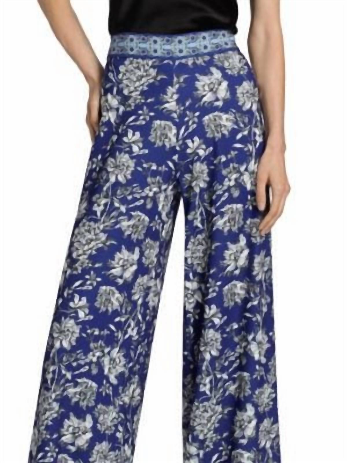 Alice + Olivia - Athena Floral Wide Leg Pants
