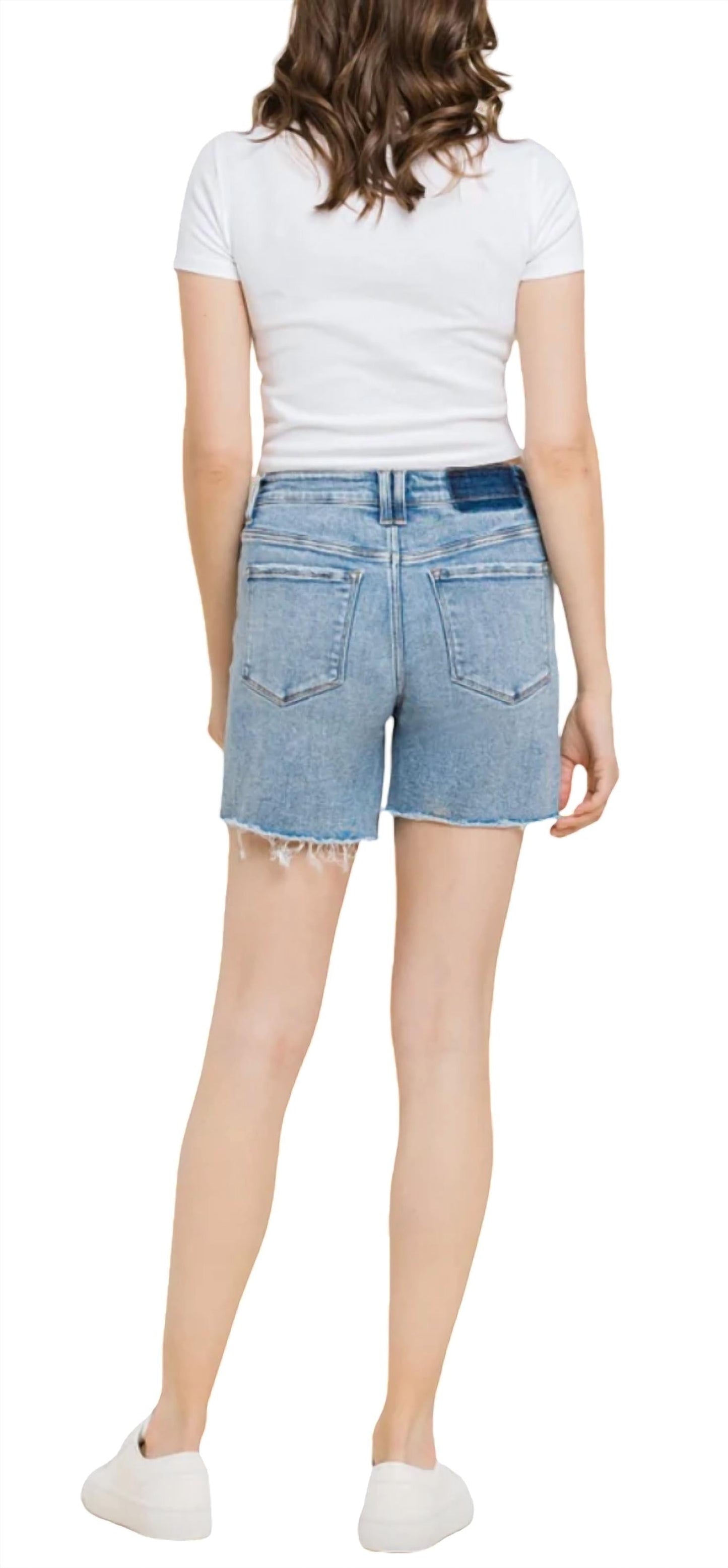 Vervet By Flying Monkey - High Rise Midi Shorts