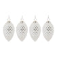 Frosted Glass Pinecone Ornament (Set of 4)