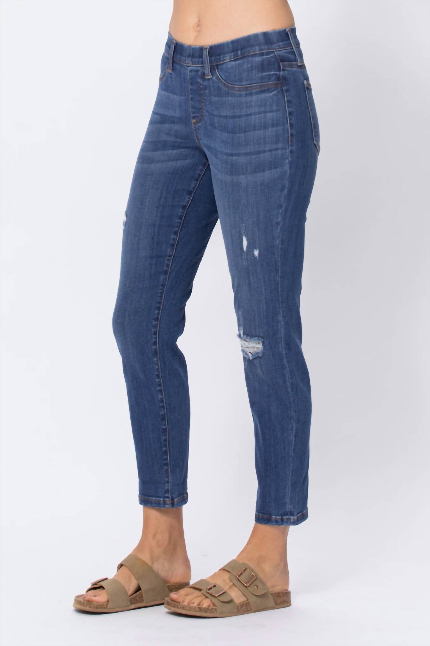 Judy Blue - Mid-rise Boyfriend Jeggings