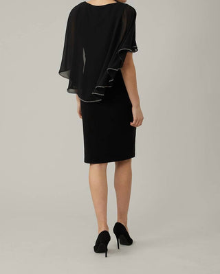 Joseph Ribkoff - Vestido de capa de chiffon