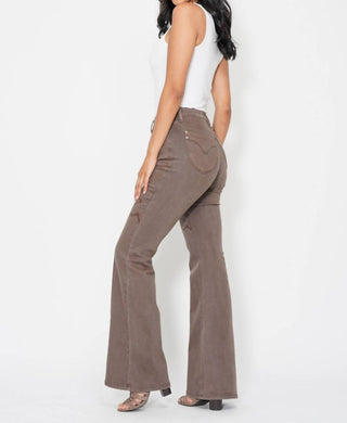 Judy Blue - Hi Waist Shield Back Pockets Flare Jeans