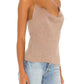 525 America - Shimmer Cowl Cami Top