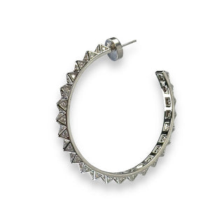 Jagged Halo Jewelry - Brincos de argola Ayla femininos