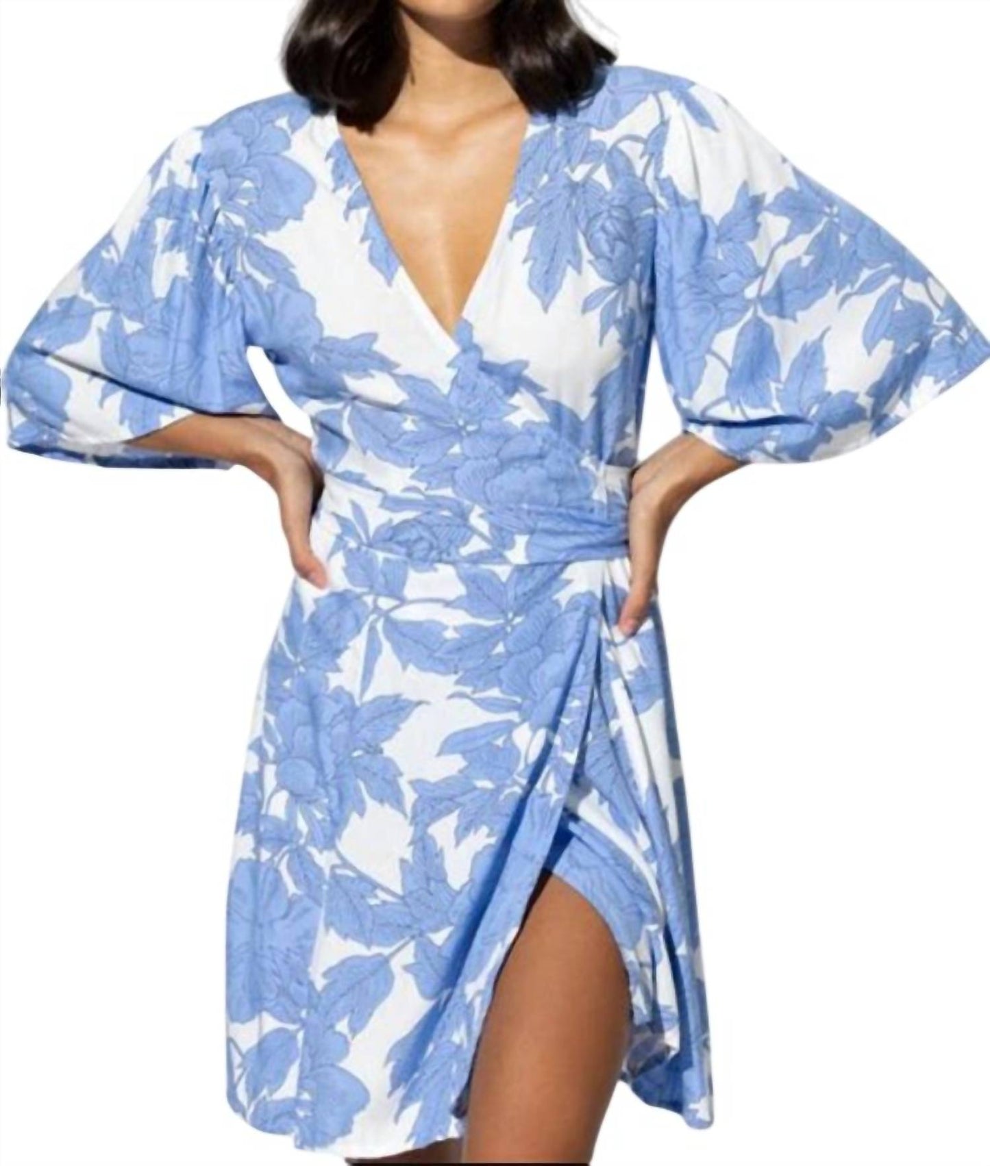 Lusana - VESTIDO MINI ENVOLTO MAE