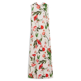 Ted Baker - Vestido midi com decote canoa e alças finas feminino Connihh