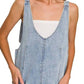 Trendsi - Zenana Denim Overall Mini Dress