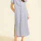 Sitano - Women's Riga Short Sleeve Midi Dress