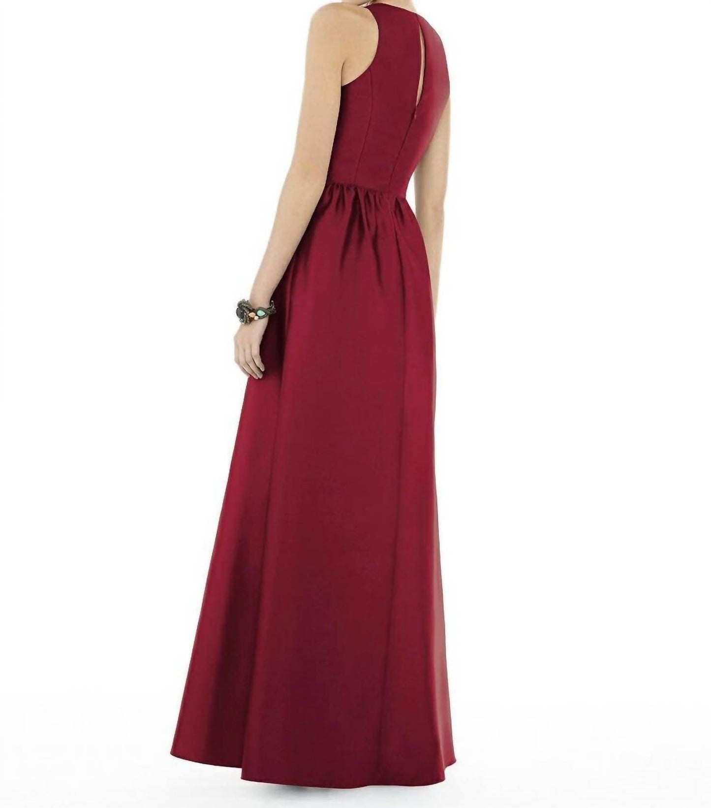 Alfred Sung - Sleeveless Keyhole Back Dress