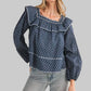 &Merci - Baby Doll Square Neck Blouse