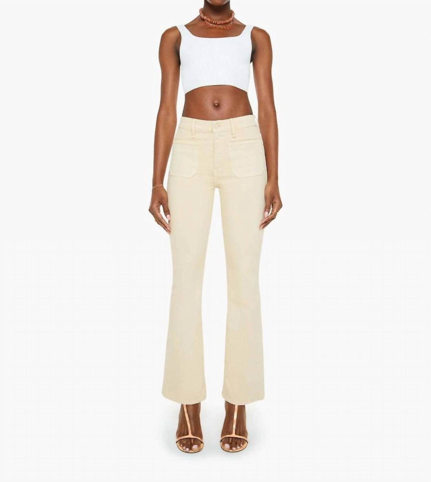 Mother - Patch Pocket Weekender Flared Jeans