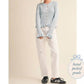 &Merci - Women's Ruffle Hem Ribbed Knit Cardigan