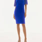 Joseph Ribkoff - Embellished Chiffon Sleeve Sheath Dress