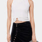 Rabanne - Asymmetric Signature Pierced Tank