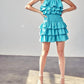 Do+Be - Smocked Waist Ruffle Romper