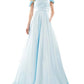 Colors Dress - Elegant Off-shoulder Gown
