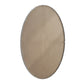 Iron Art Oval Retro Mirror with Antique Effect in Silver