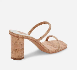 Dolce Vita - Sandália Feminina Chunky Round Cork Heel