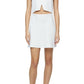 Bec & Bridge Kate Cutout Minidress in Ivory, Size 6 Us