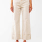 Q2 - Madeline Straight Leg Cuffed Jeans