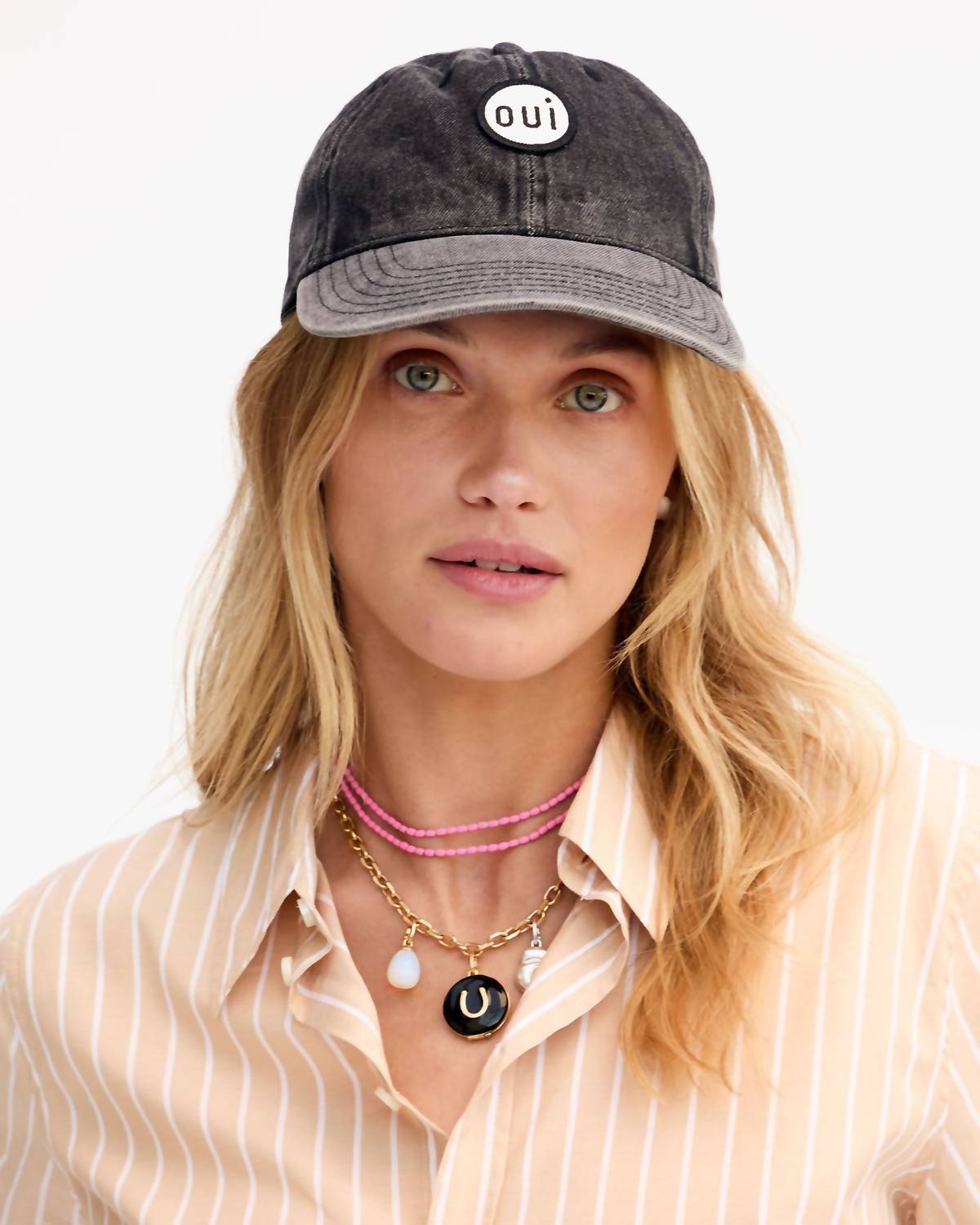 Clare V. - Women's Denim Baseball Hat