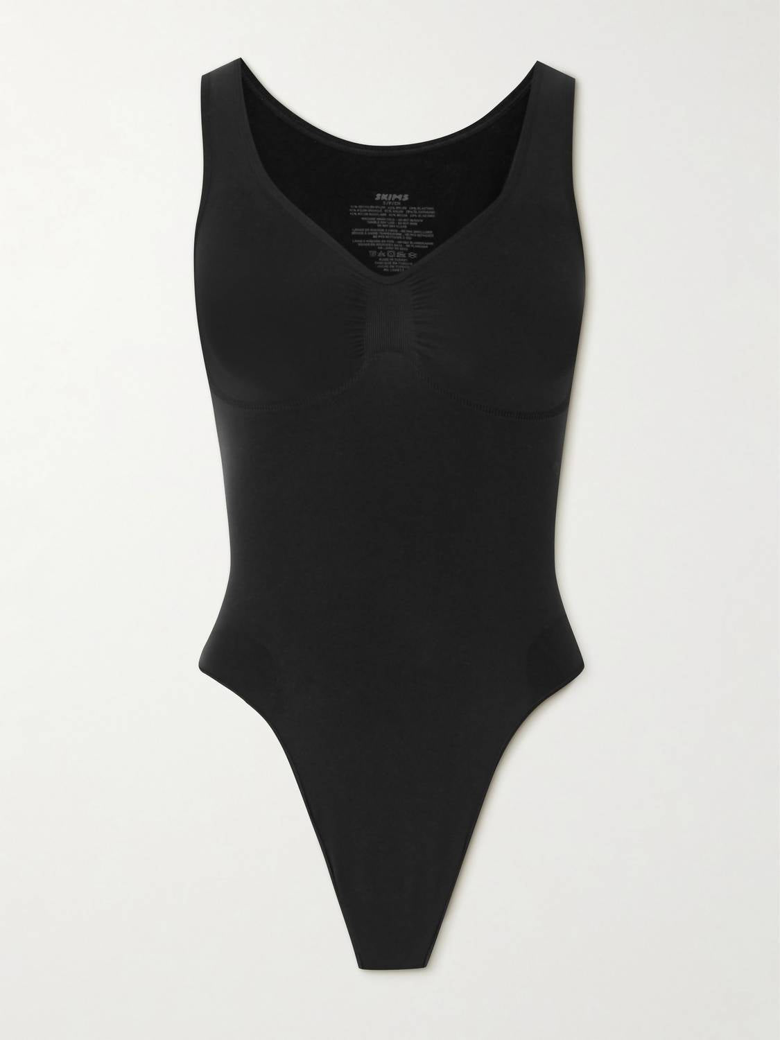 Skims - Seamless Sculpt Scoop Neck Thong Bodysuit
