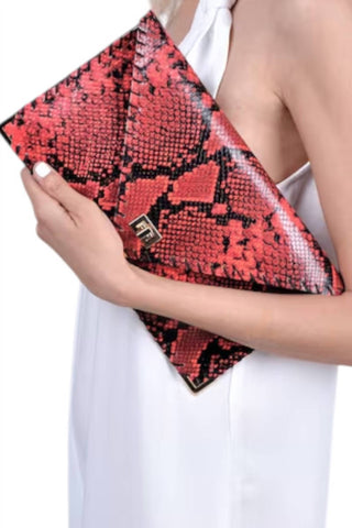 Ana Koutsi - Katerina Snakeskin Clutch