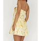 One And Only Collective - Strapless Floral Mini Dress