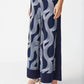 Joseph Ribkoff - Abstract Print Wide-Leg Pant