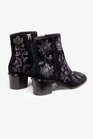 Johnny Was - BOTA DE CAMURÇA BORDADA CHIARA