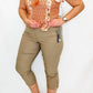 Slimsation By Multiples - 3-strap Hem Crop Pant