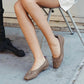 Kelsi Dagger - Frankie Armadillo Crochet Ballet Flats