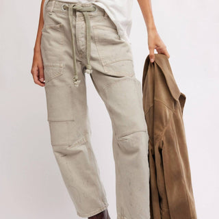 Free People - Calça Jeans Moxie Pull-on Barrel