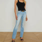 L'Agence - Sneeki Low Rise Straight Leg Jean