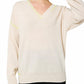 Brodie Cashmere - Cross Stitch V-Neck Sweater