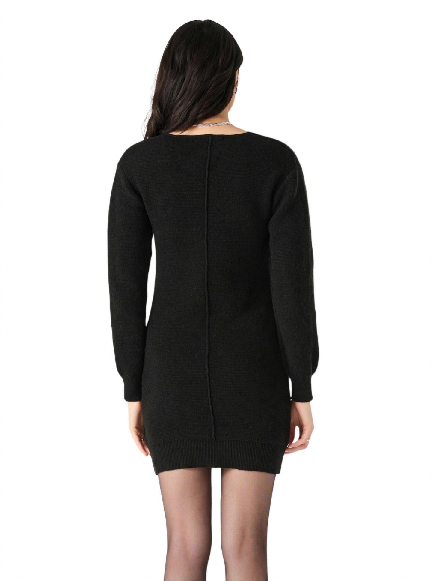 Dex Clothing - V-Neck Sweater Dress